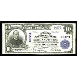 Hollister, CA - $10 1902 Plain Back Fr. 626 The First N Hollister, CA