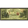 San Francisco, CA - $5 Original National Gold Bank Note San Francisco, CA