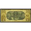 Image 2 : San Francisco, CA - $5 Original National Gold Bank Note San Francisco, CA
