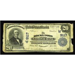 Rocky Ford, CO - $20 1902 Plain Back Fr. 652 The Rocky Rocky Ford, CO