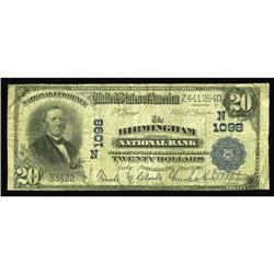 Derby, CT - $20 1902 Plain Back Fr. 650 The Birmingham Derby, CT