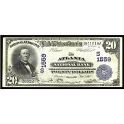 Atlanta, GA - $20 1902 Date Back Fr. 643 The Atlanta NB Atlanta, GA