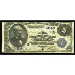 Atlanta, GA - $5 1882 Date Back Fr. 534 The Fourth NB C Atlanta, GA