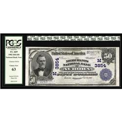 Aurora, IL - $50 1902 Date Back Fr. 669 The Merchants N Aurora, IL