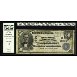 Aurora, IL - $50 1902 Date Back Fr. 669 The Merchants N Aurora, IL