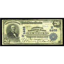 Aurora, IL - $20 1902 Plain Back Fr. 658 The American N Aurora, IL