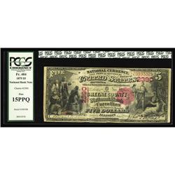 Carrollton, IL - $5 1875 Fr. 404 The Greene County NB C Carrollton, IL