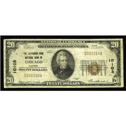 Jefferson Park, IL - $20 1929 Ty. 1 The Jefferson Park Jefferson Park, IL