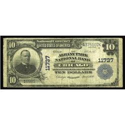 Chicago, IL - $10 1902 Plain Back Fr. 633 Albany Park N Chicago, IL