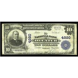 Decatur, IL - $10 1902 Plain Back Fr. 630 The NB Ch. # Decatur, IL