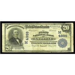 Grayville, IL - $20 1902 Plain Back Fr. 658 The First N Grayville, IL