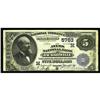 Jacksonville, IL - $5 1882 Date Back The Ayers NB Jacksonville, IL