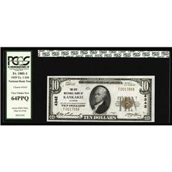 Kankakee, IL - $10 1929 Ty. 1 The City NB Ch. # 4342A b Kankakee, IL