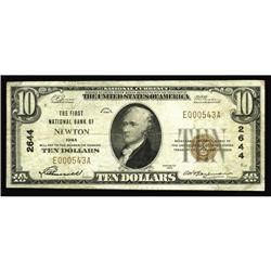 Newton, IA - $10 1929 Ty. 1 The First NB Ch. # 2644This Newton, IA
