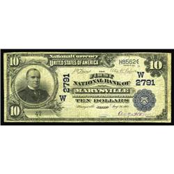 Marysville, KS - $10 1902 Date Back Fr. 616 The First N Marysville, KS