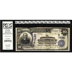 Morganfield, KY - $10 1902 Plain Back Fr. 624 The Morga Morganfield, KY