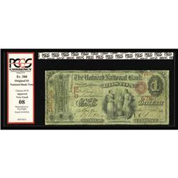 Boston, MA - $1 Original Fr. 380 The Howard NB Ch. # 57 Boston, MA