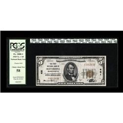 Haverhill, MA - $5 1929 Ty. 1 The First NB Ch. # 481Ric Haverhill, MA