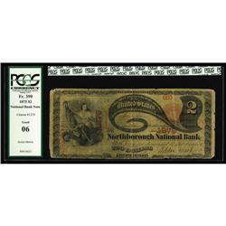 Northborough, MA - $2 1875 Fr. 390 The Northborough NB Northborough, MA