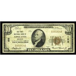 Ypsilanti, MI - $10 1929 Ty. 1 The First NB Ypsilanti, MI
