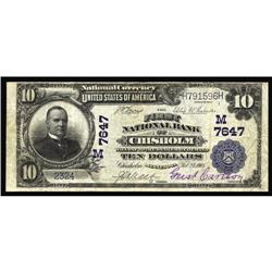 Chisholm, MN - $10 1902 Plain Back Fr. 624 The First NB Chisholm, MN