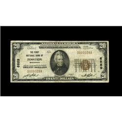 Fosston, MN - $20 1929 Ty. 1 The First NB Ch. # 6889Thi Fosston, MN