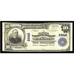 Jackson, MS - $10 1902 Plain Back Fr. 624 The Capital N Jackson, MS