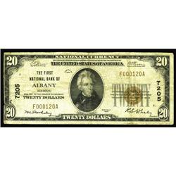 Albany, MO - $20 1929 Ty. 1 The First NB Ch. # 7205A sc Albany, MO