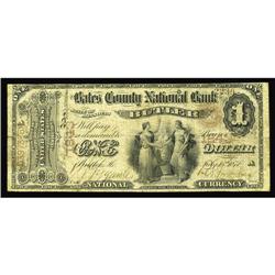 Butler, MO - $1 Original Fr. 382 The Bates County NB Ch Butler, MO