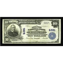 Kansas City, KS - $10 1902 Plain Back Fr. 627 The Inter Kansas City, MO