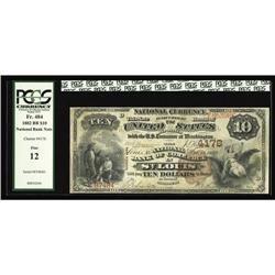 Saint Louis, MO - $10 1882 Brown Back Fr. 484 The NB of Saint Louis, MO