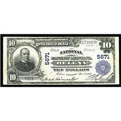 Helena, MT - $10 1902 Plain Back Fr. 633 The NB of Mont Helena, MT