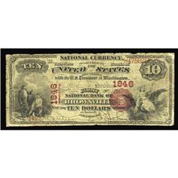Brownville, NE - $10 1875 Fr. 416 The First NB Ch. # 18 Brownville, NE