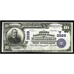 Wood River, NE - $10 1902 Date Back Fr. 618 The First N Wood River, NE