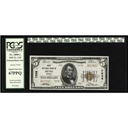 Reno, NV - $5 1929 Ty. 2 First NB Ch. # 7038While hardl Reno, NV