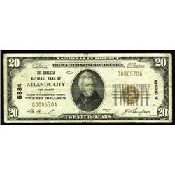 Atlantic City, NJ - $20 1929 Ty. 1 The Chelsea NB Ch. Atlantic City, NJ