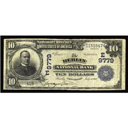 Berlin, NJ - $10 1902 Date Back Fr. 619 The Berlin NB C Berlin, NJ