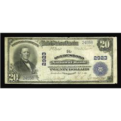 Swedesboro, NJ - $20 1902 Plain Back The Swedesboro NB Swedesboro, NJ