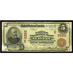 Albany, NY - $5 1902 Red Seal Fr. 587 The National Exc Albany, NY