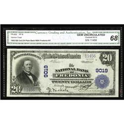 Fredonia, NY - $20 1902 Plain Back Fr. 652 The NB of Fr Fredonia, NY