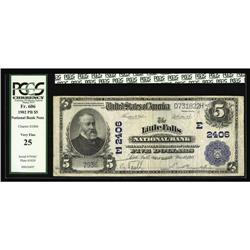 Little Falls, NY - $5 1902 Plain Back Fr. 606 The Littl Little Falls, NY