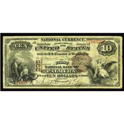 Palmyra, NY - $10 1882 Brown Back Fr. 479 The First NB Palmyra, NY