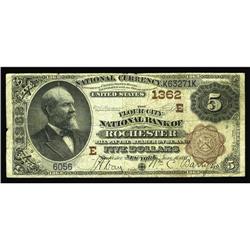 Rochester, NY - $5 1882 Brown Back Fr. 469 The Flour Ci Rochester, NY