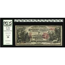 Rome, NY - $5 1875 Fr. 404 The Farmers NB Ch. # 2410Con Rome, NY