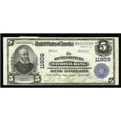 South Fallsburg, NY - $5 1902 Plain Back Fr. 607 The So South Fallsburg, NY