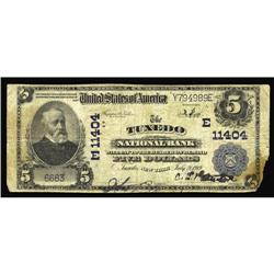 Tuxedo, NY - $5 1902 Plain Back Fr. 606 The Tuxedo NB C Tuxedo, NY