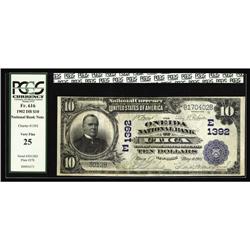 Utica, NY - $10 1902 Date Back Fr. 616 The Oneida NB Ch Utica, NY