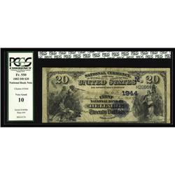 Bellaire, OH - $20 1882 Date Back Fr. 550 The First NB Bellaire, OH