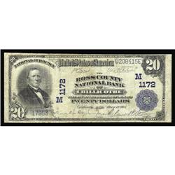 Chillicothe, OH - $20 1902 Plain Back Fr. 650 The Ross Chillicothe, OH