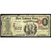 Image 1 : Newark, OH - $1 Original Fr. 380 The First NB Ch. # 85 Newark, OH